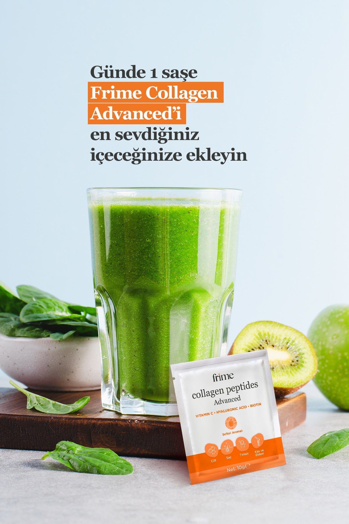 Beauty Collagen, Hidrolize Kolajen, C Vitamini, Hyaluronik Asit, Biotin – 300gr