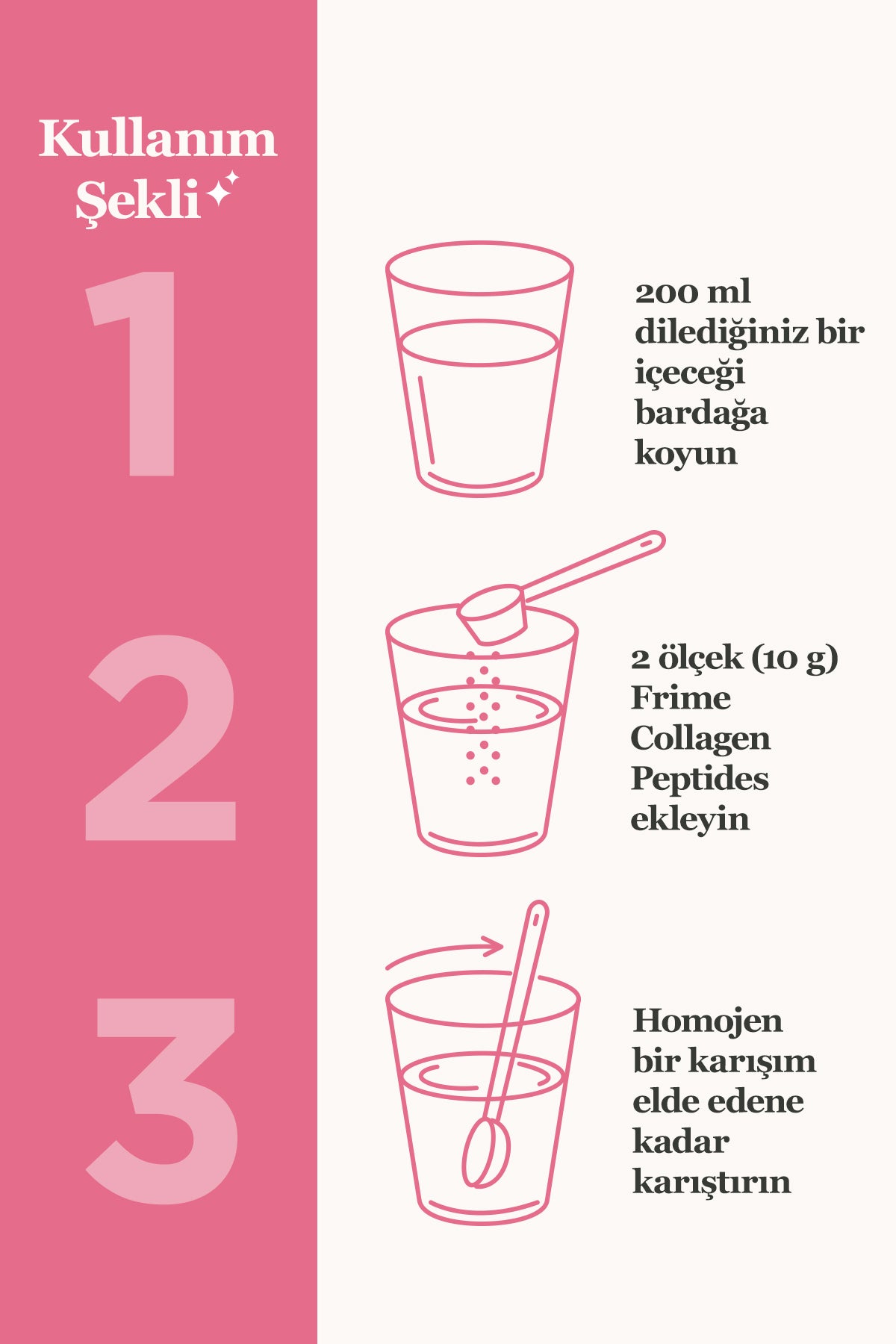 Collagen Peptides, Hidrolize Kolajen, Katkısız Içerik, Nötr Tat – 300 gr