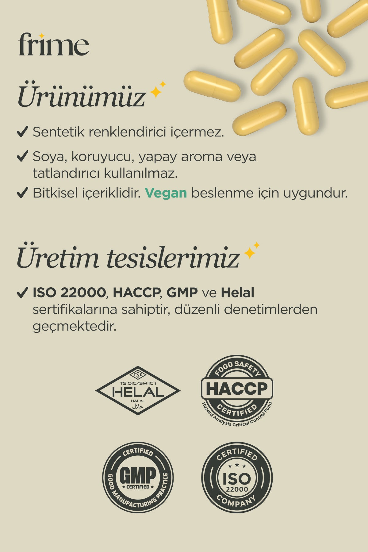 Frime Curcumin Defence Complex | Günlük Denge ve Bağışıklık Desteği | 30 Bitkisel Kapsül